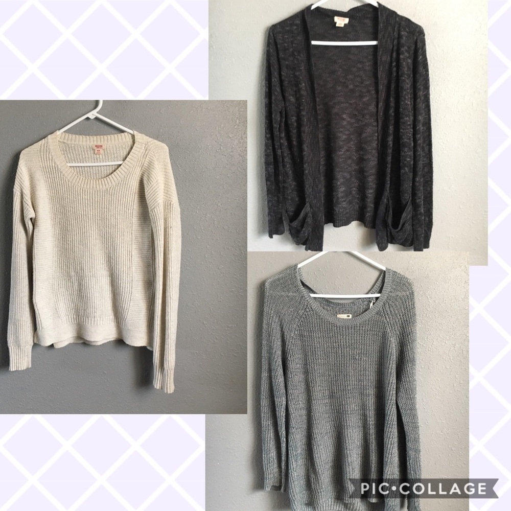 sweater bundle medium mossimo & LA hearts